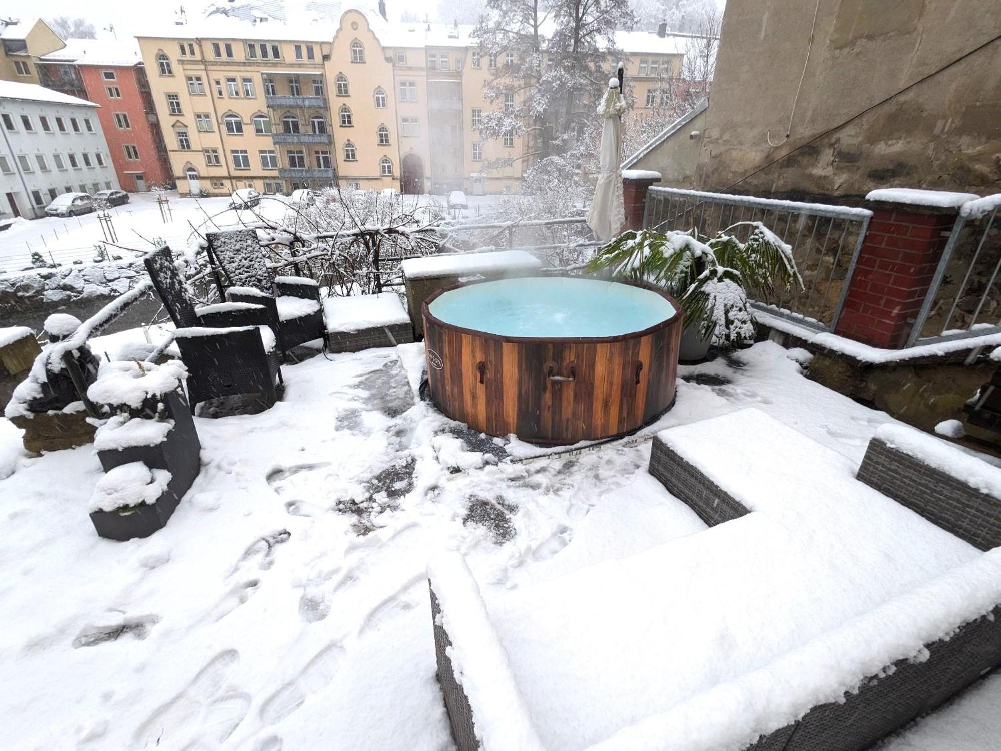 Апартаменти Zi2 - Urlaubsmagie - Whirlpool, Sauna Und Garten Зебніц Екстер'єр фото
